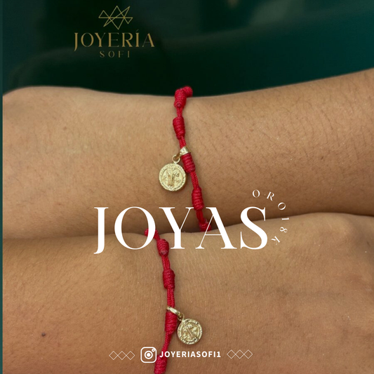 pulsera 7 nudos en oro 18K