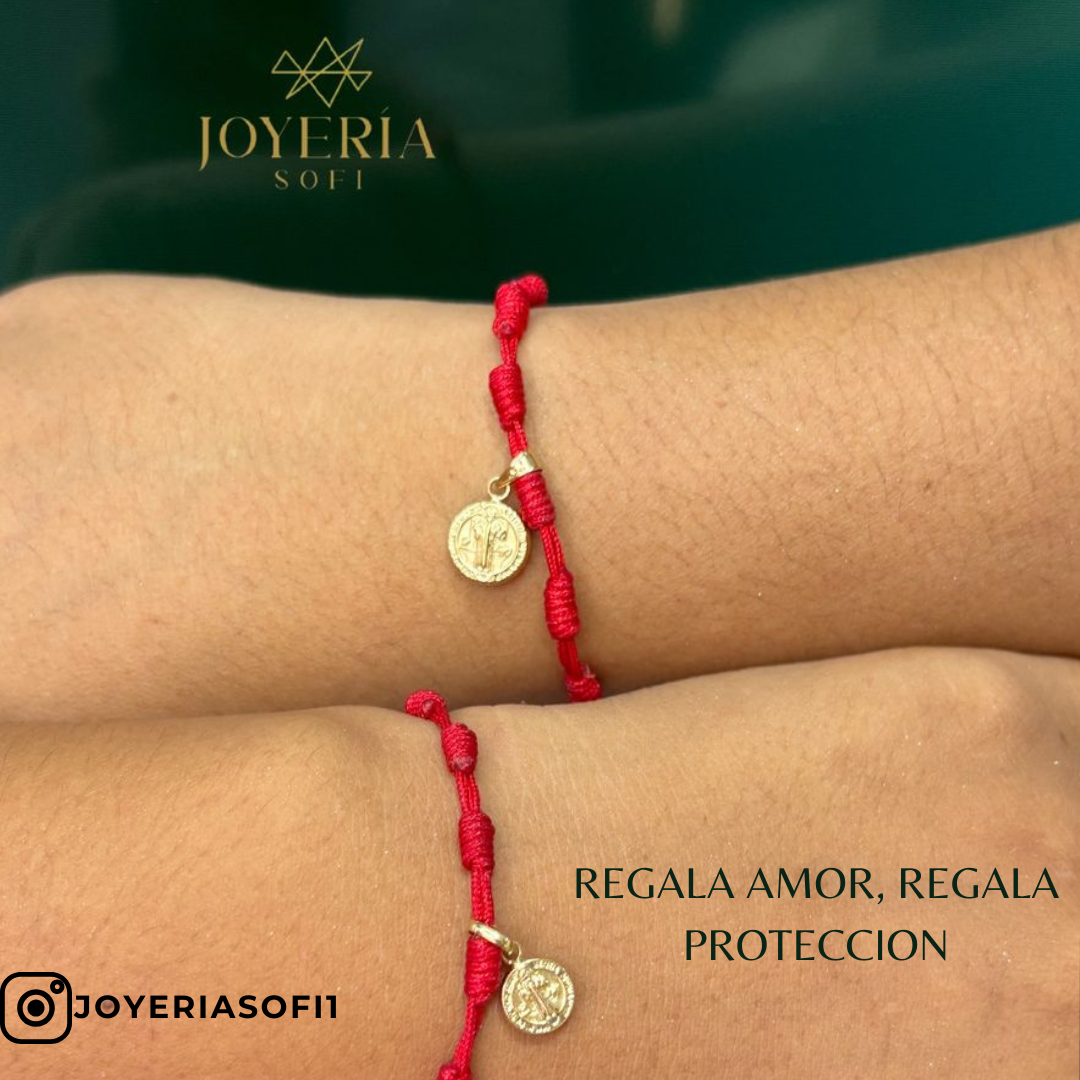 pulsera 7 nudos en oro 18K