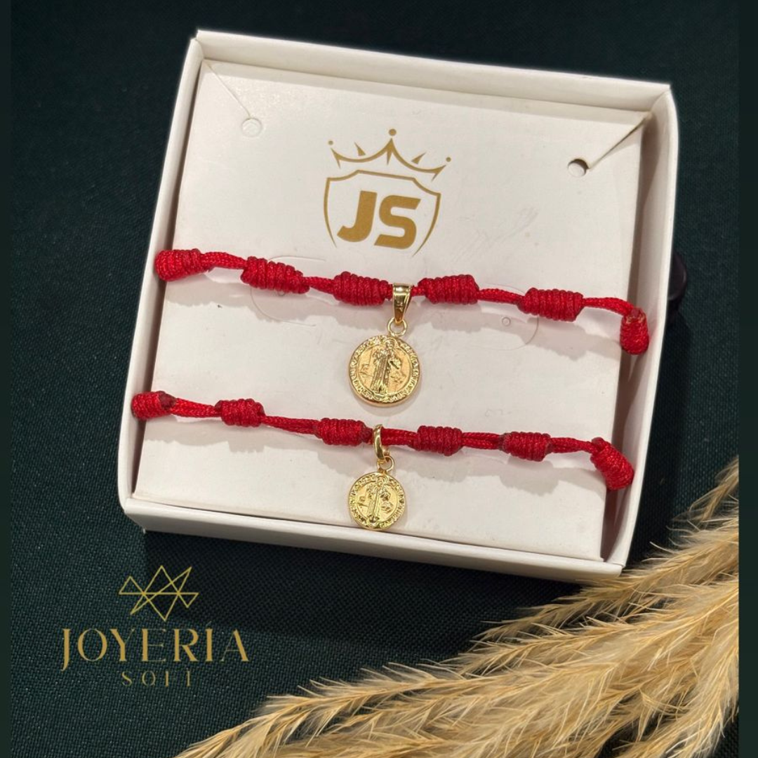 pulsera 7 nudos en oro 18K