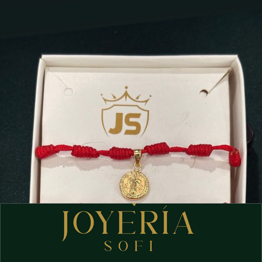 pulsera 7 nudos 1 oro 18k